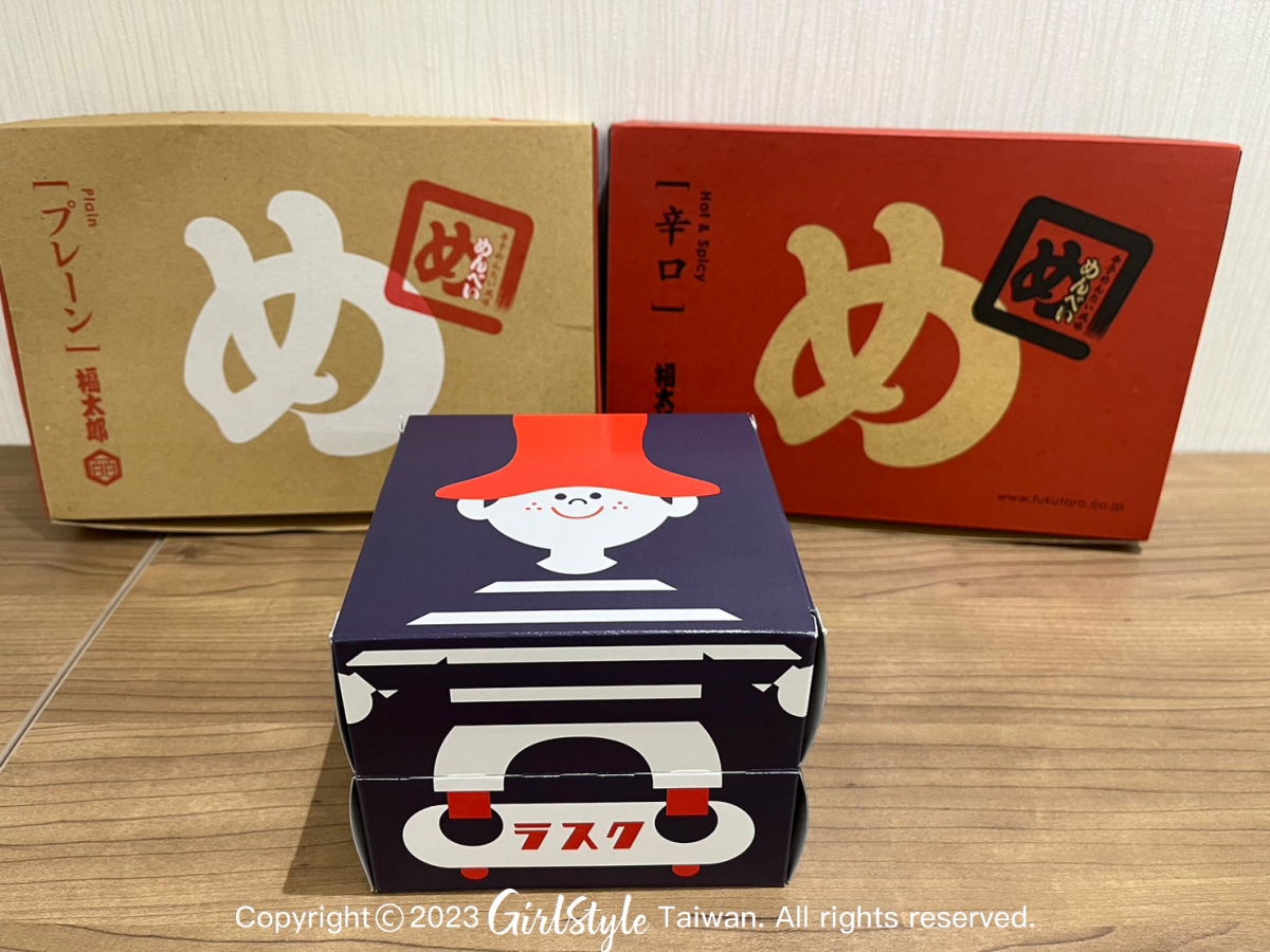 福岡車站必買伴手禮，明太子仙貝和明太子麵包餅乾