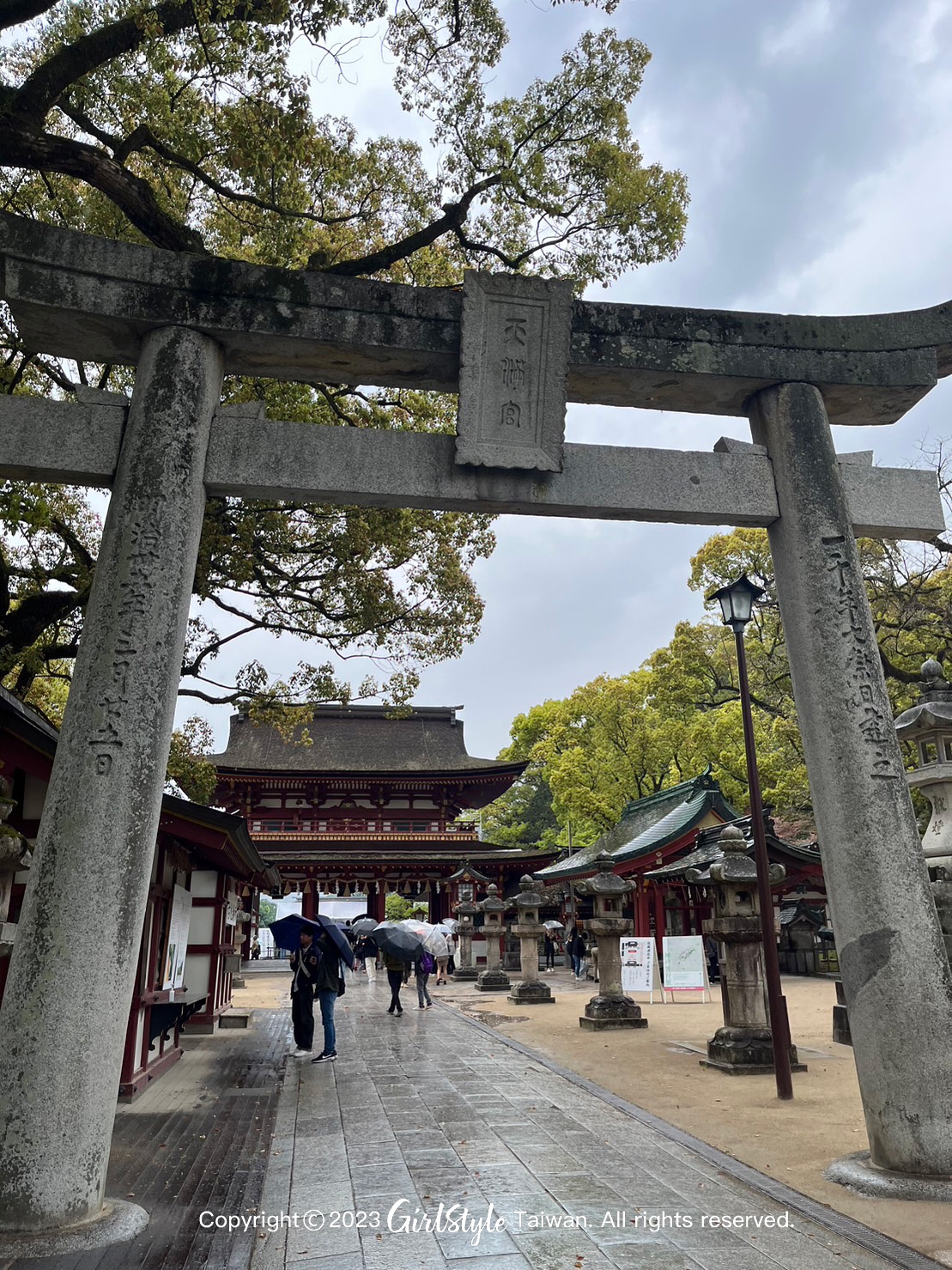 太宰府天滿宮是旅遊勝地