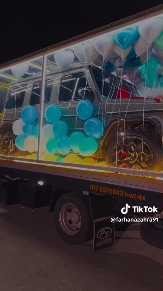 媽媽真送車子給女兒