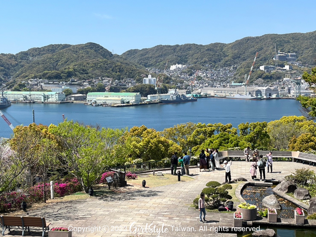 哥拉巴公園最美的風景,就是可以直接眺望壯觀的長崎港。