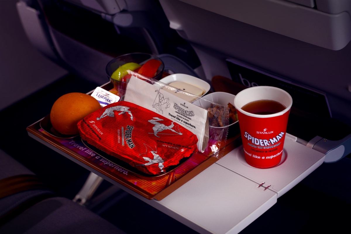 星宇航空X《蜘蛛人》飛機餐點