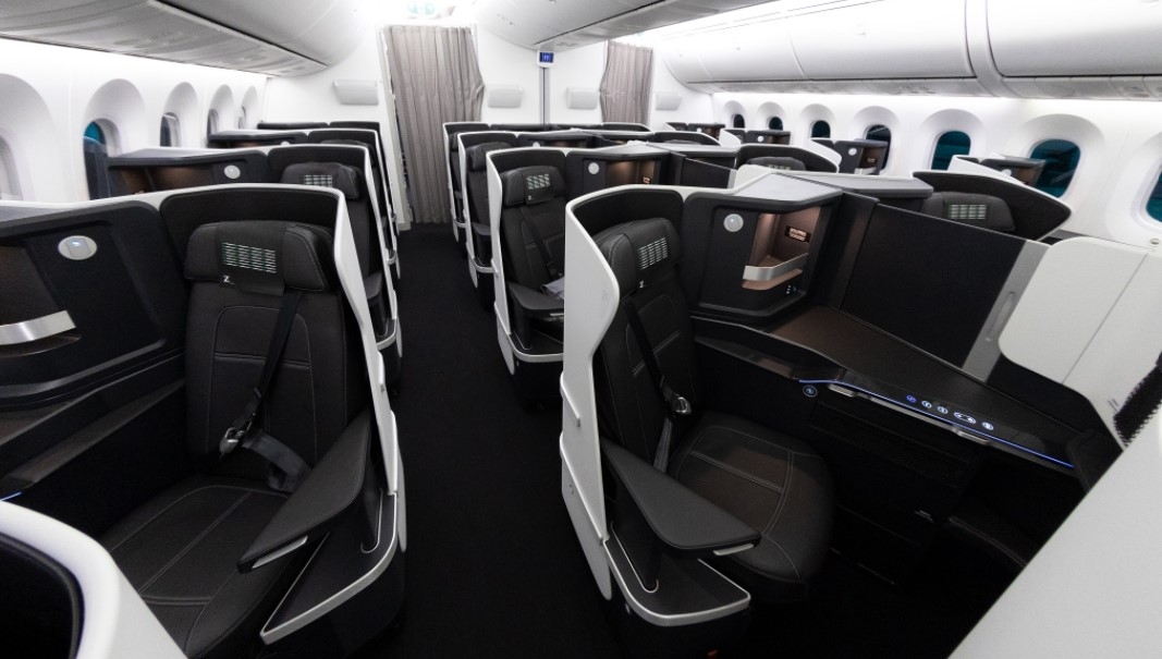 Zipair也有提供宛如商務艙的座位,若從東京飛首爾。