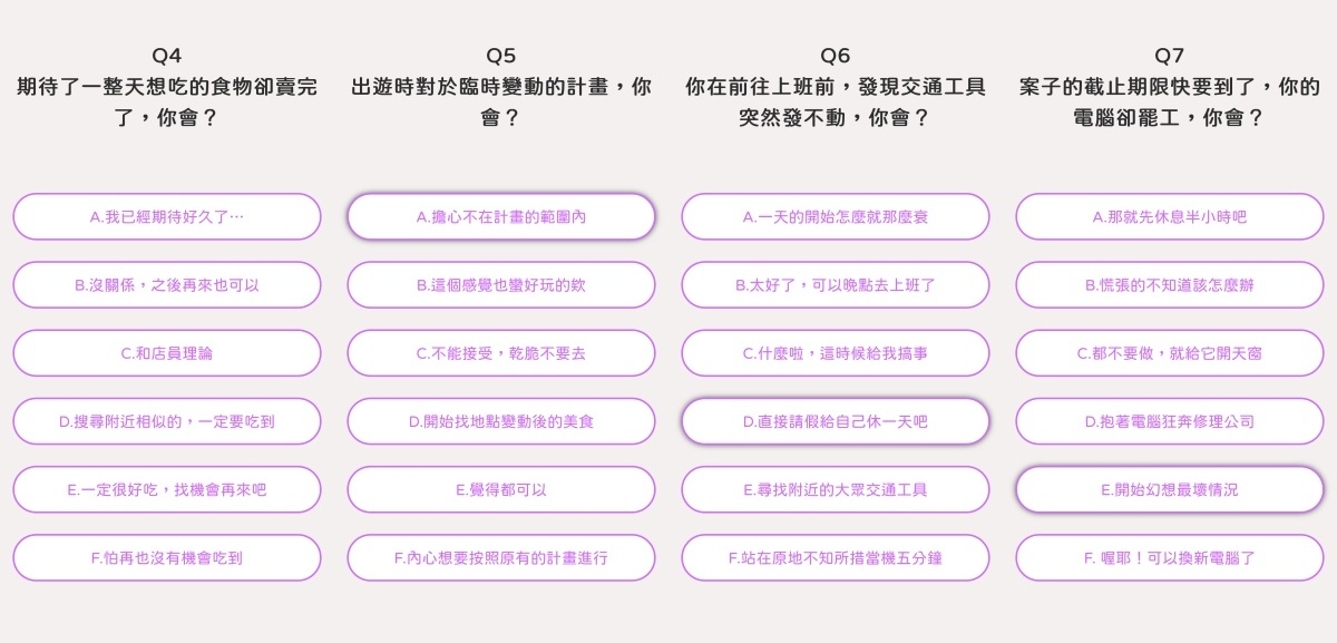 「找尋你的情緒怪物」心理測驗