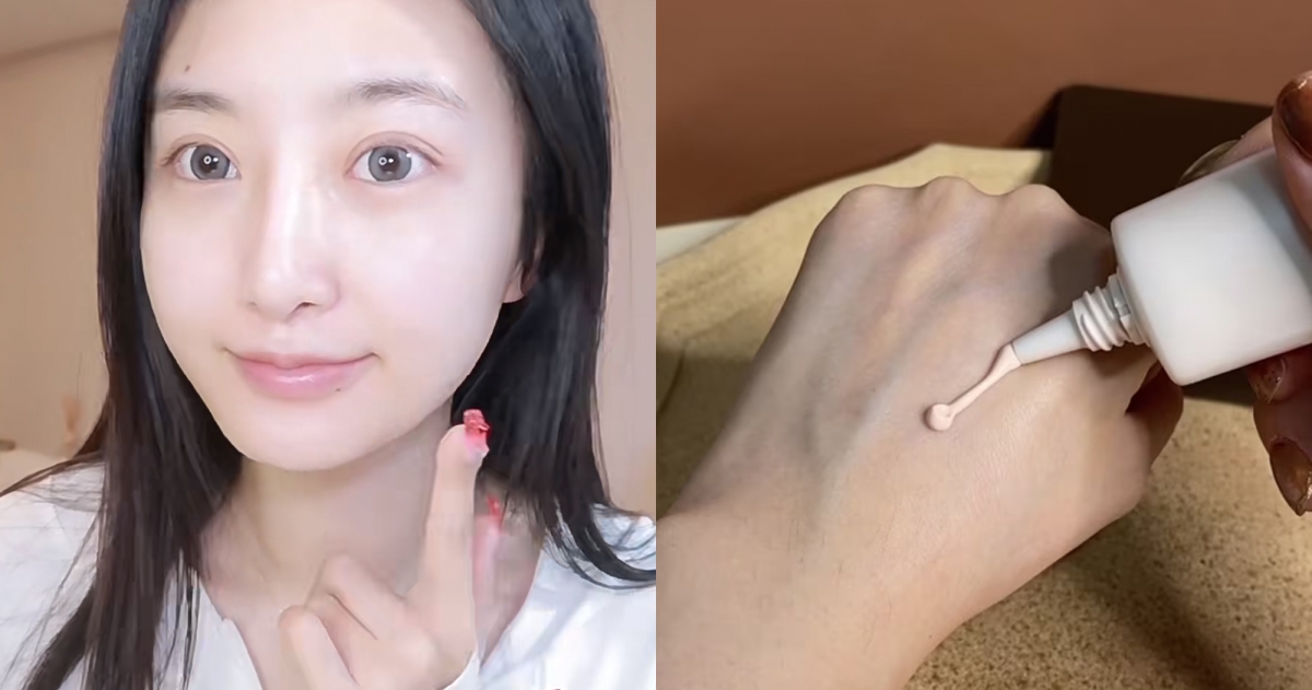 洗完臉後在底妝前上一層妝前乳