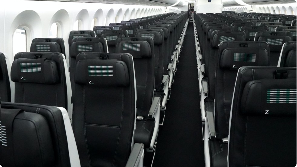 Zipair一般座位,也較許多廉航寬敞