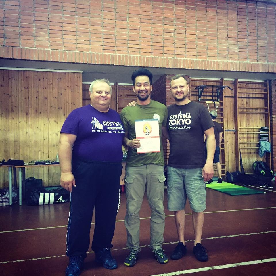 黃健瑋專注研習俄羅斯武術西斯特瑪(Systema)。