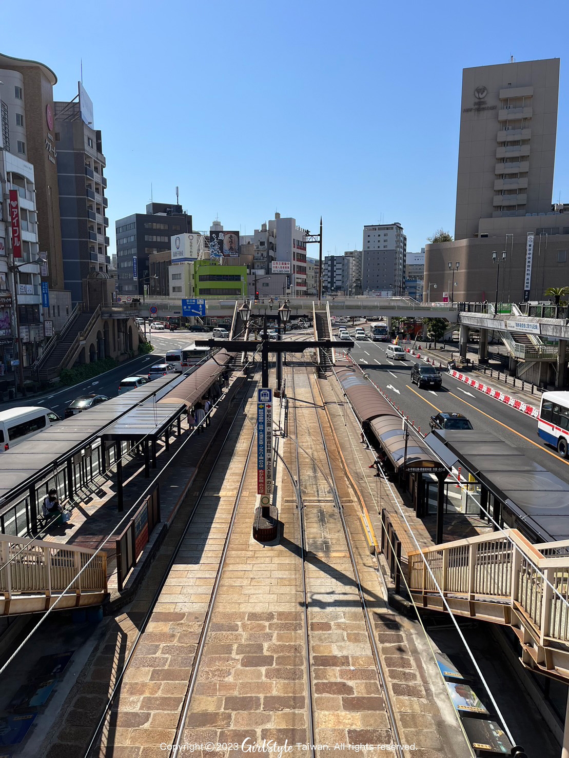 長崎車站前的地面電車
