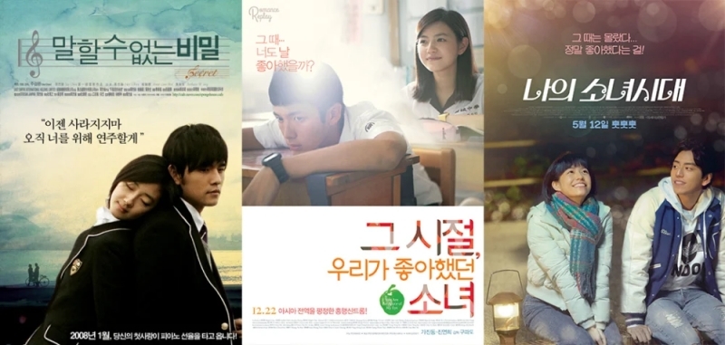 台灣電影《不能說的祕密》、《那些年，我們一起追的女孩》、《我的少女時代》在韓國人氣都很高