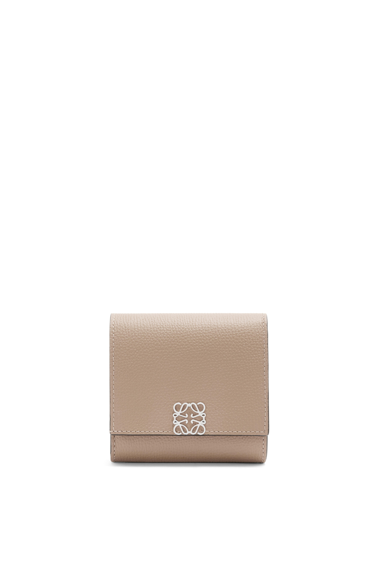 LOEWE Anagram compact flap wallet in pebble grain calfskin,價格店洽