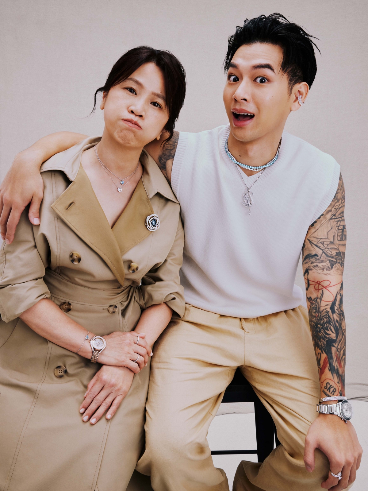 SWAROVSKI 2023 Share The Love 高爾宣與媽媽