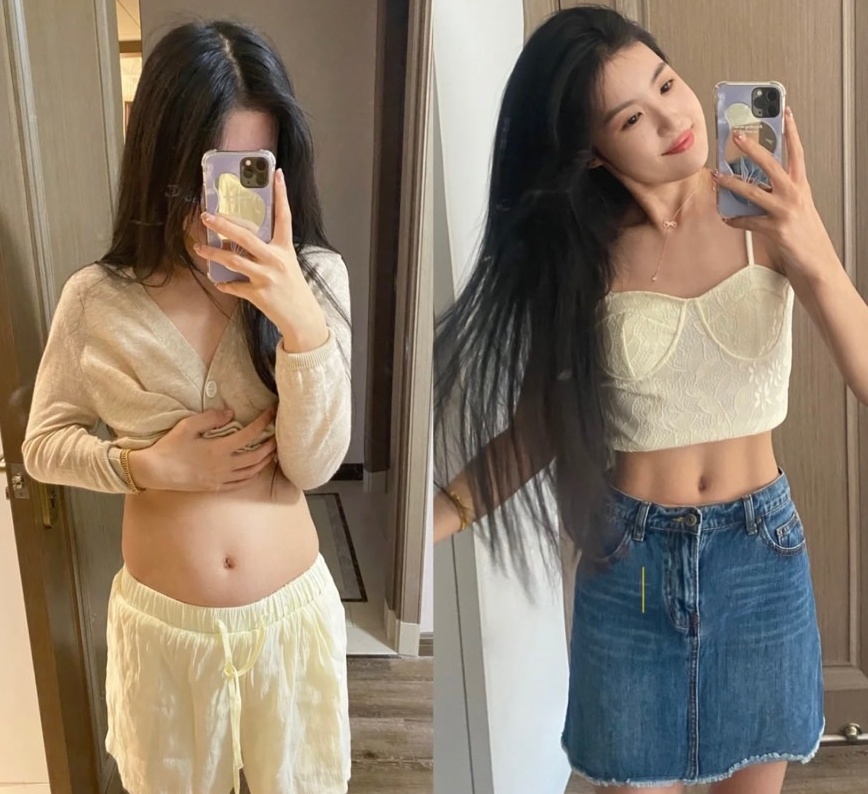 喬米米從28歲開始控糖戒糖,現在30歲,體重已經從65公斤健康瘦至48公斤