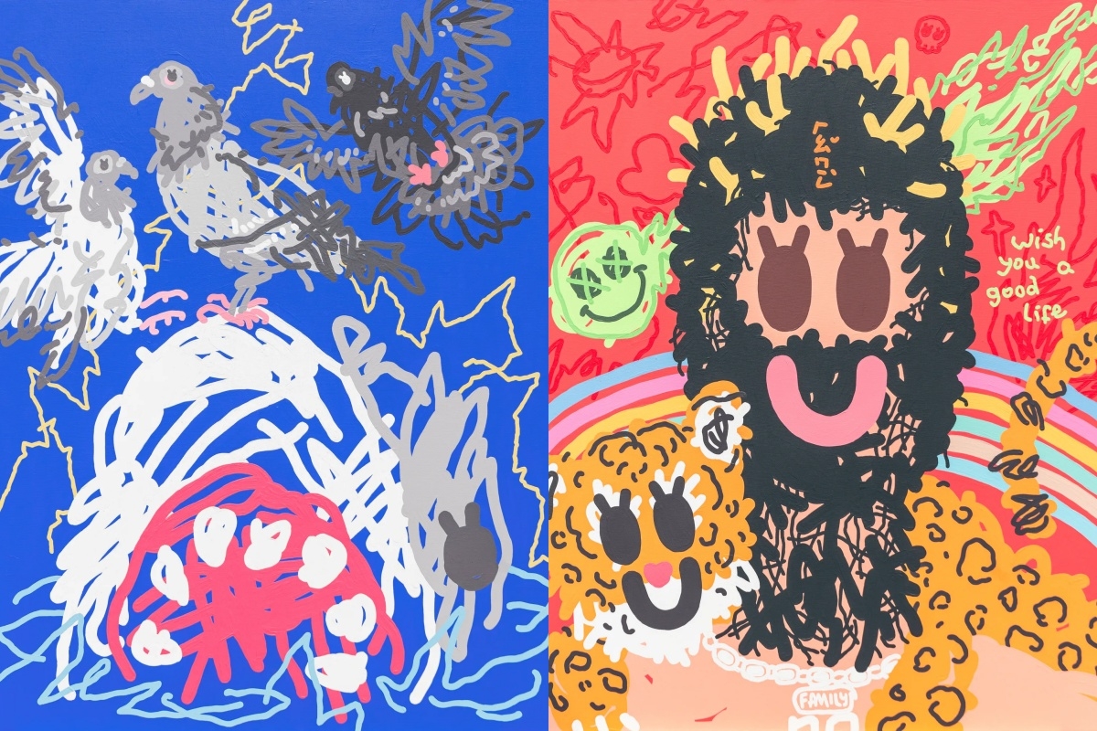 左《Teach Me How To Fly》、右《Wish You a Good Life》