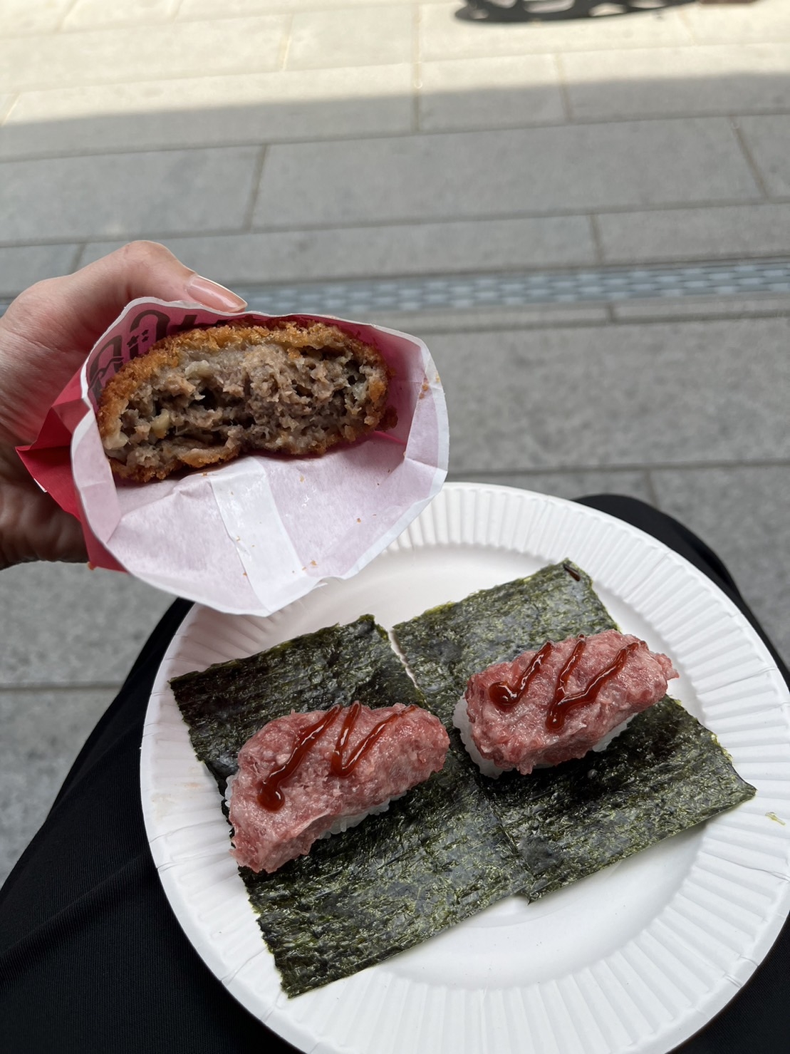 熊本特產就是馬肉壽司和可樂餅