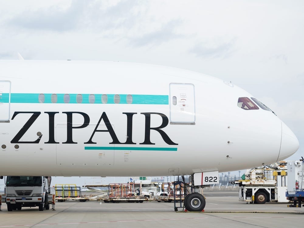 Zipair機身相當有特色
