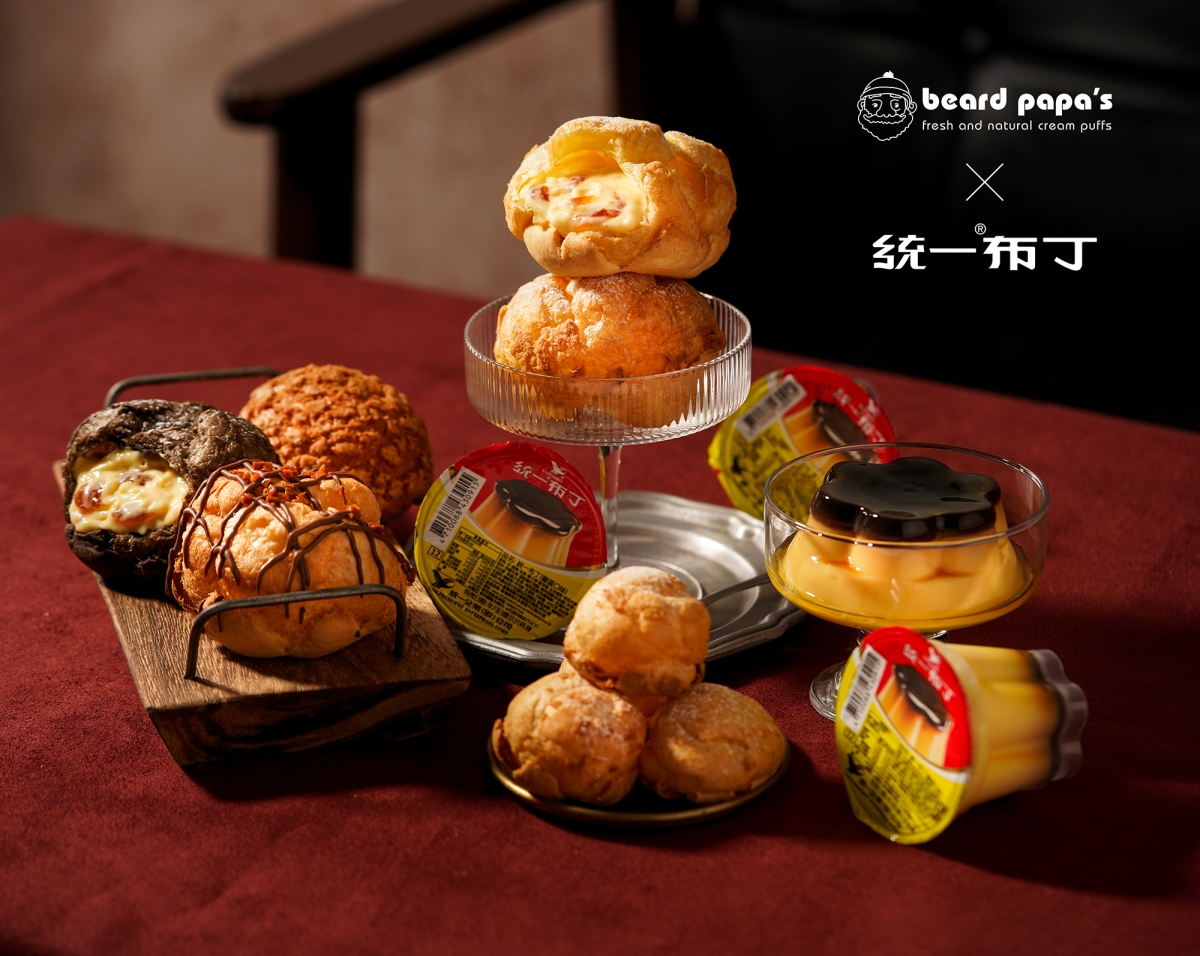 beard papa’s 統一布丁日式限時開賣