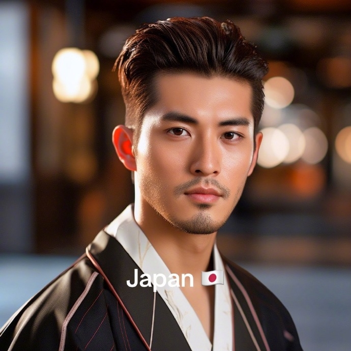 AI眼中的日本帥哥