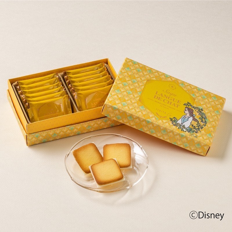 亮黃色的包裝就像貝兒的經典禮服一樣吸睛。