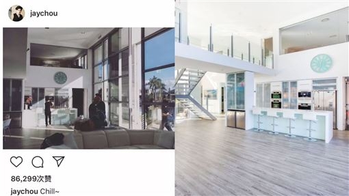 網路流傳的周杰倫豪宅內裝。