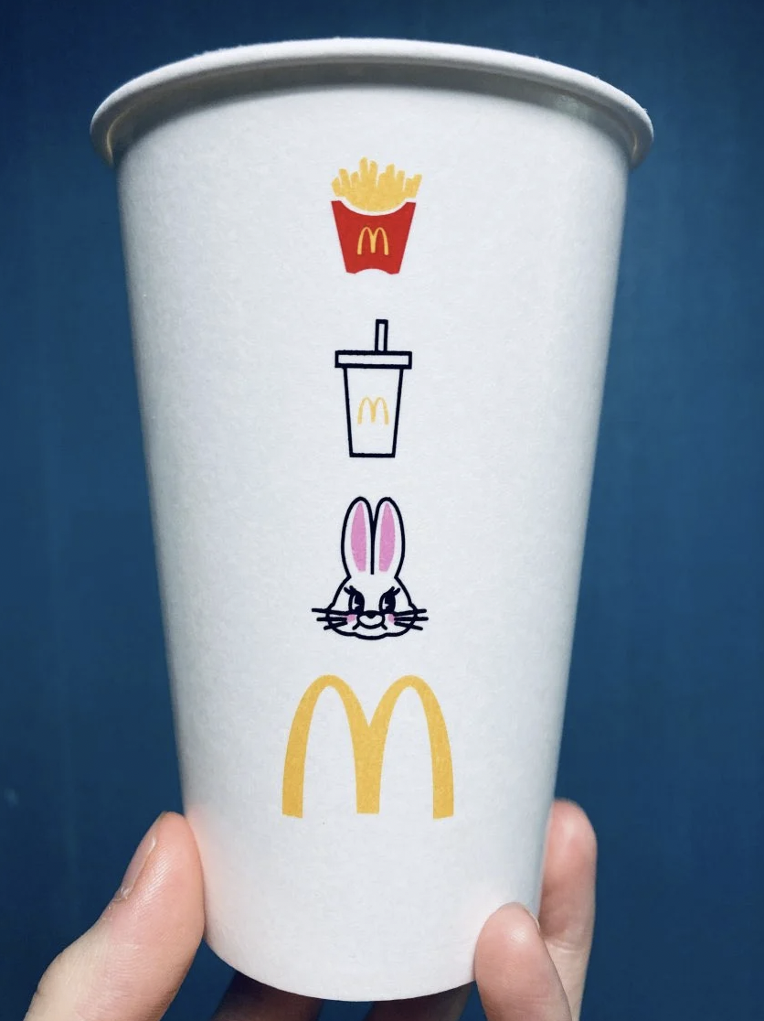 NewJeansX麥當勞飲料杯