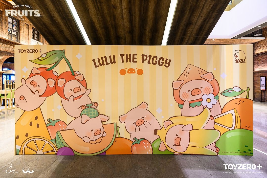 罐頭豬LuLu 「鮮甜多汁水果舖」:主題拍照牆