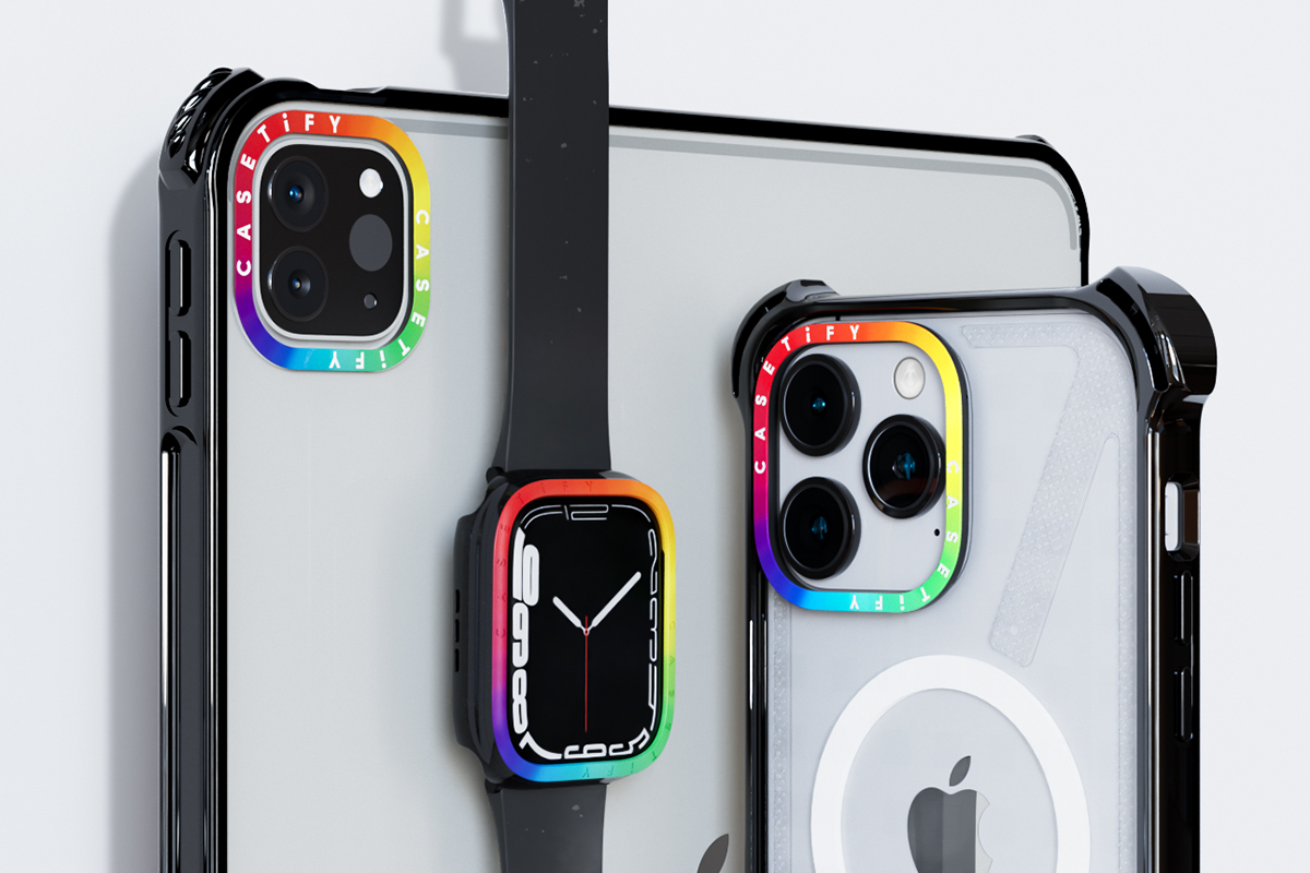 每一年驕傲月CASETiFY都會有全新彩虹配件