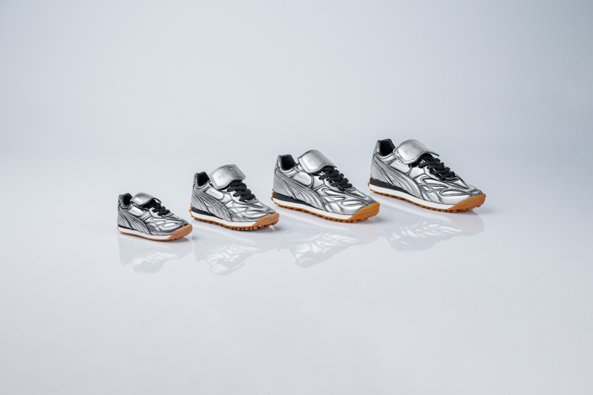 FENTY x PUMA由時尚傳奇蕾哈娜親自重新演繹,打造出男女皆宜的時尚鞋款,並同步推出成人及孩童尺段。