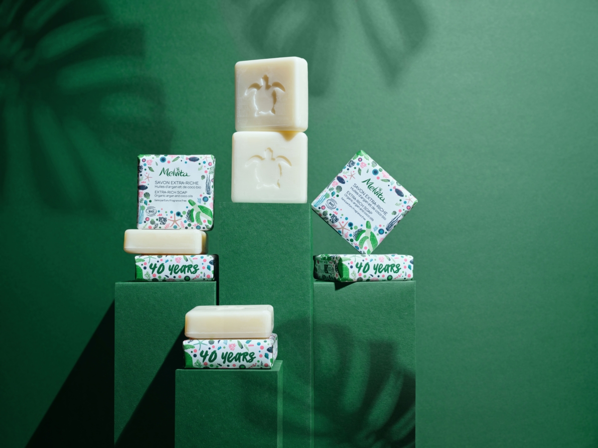 Melvita 蜜葳特 植潤沐浴皂