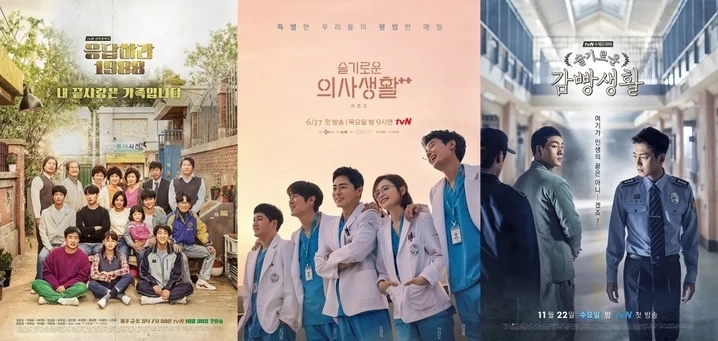 《請回答1988》、《機智牢房生活》、《機智醫生生活》