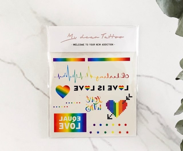 各種彩虹貼紙讓你自己組合