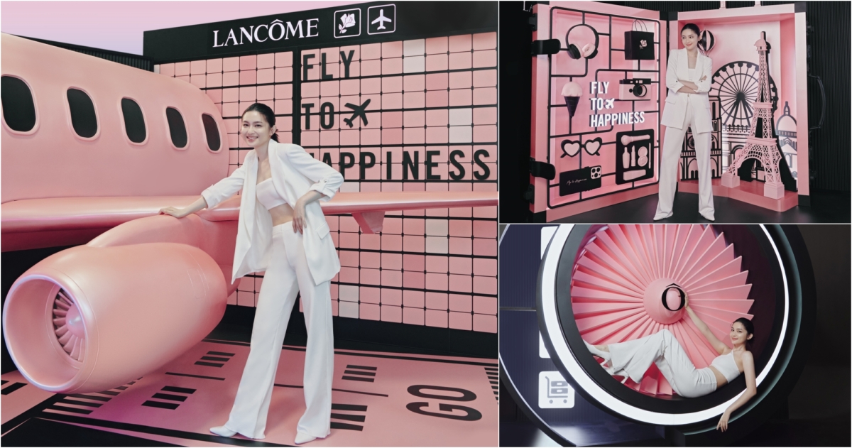 蘭蔻粉紅專機 FLY TO HAPPINESS