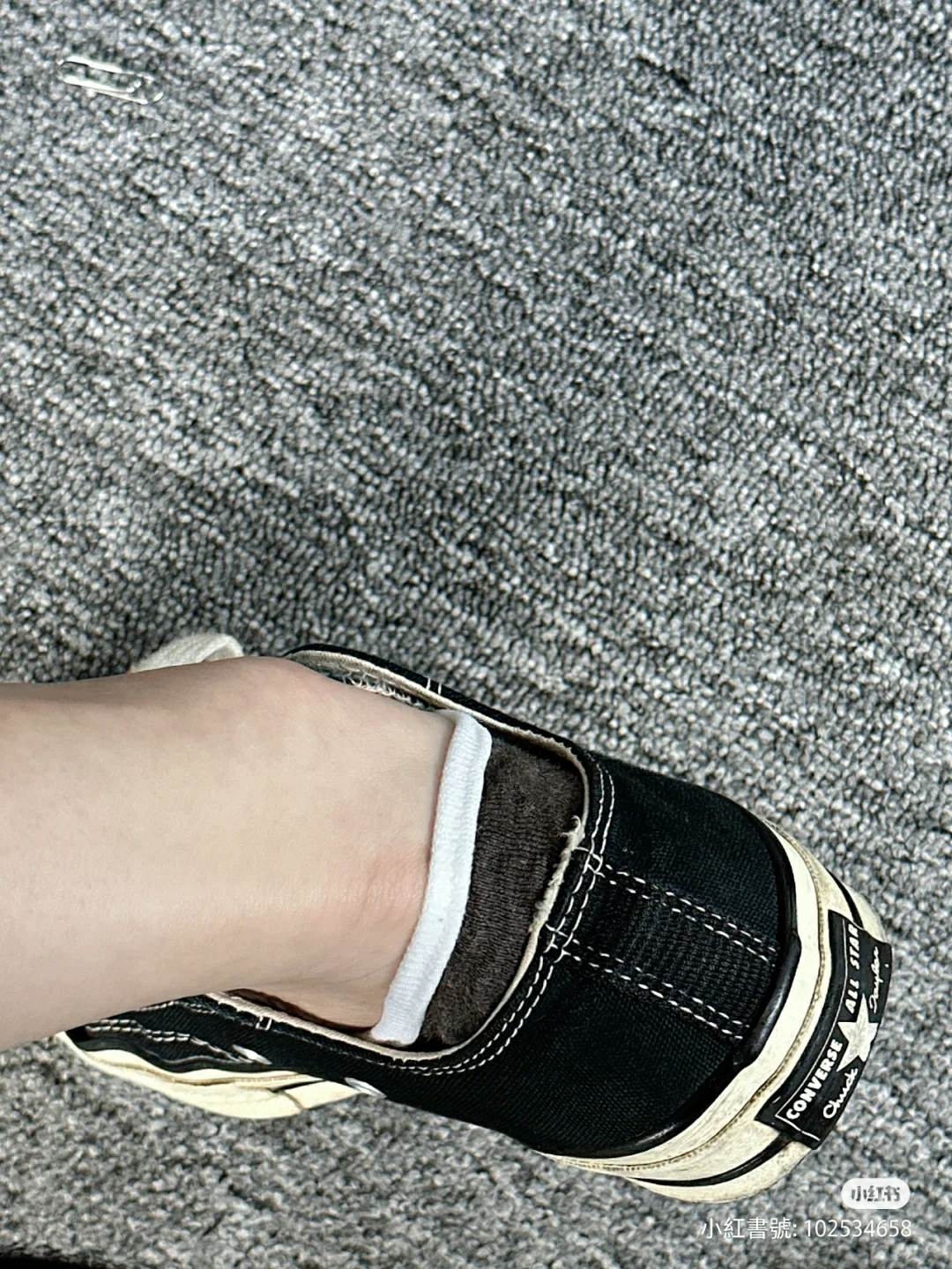 隱形襪時常滑落腳跟
