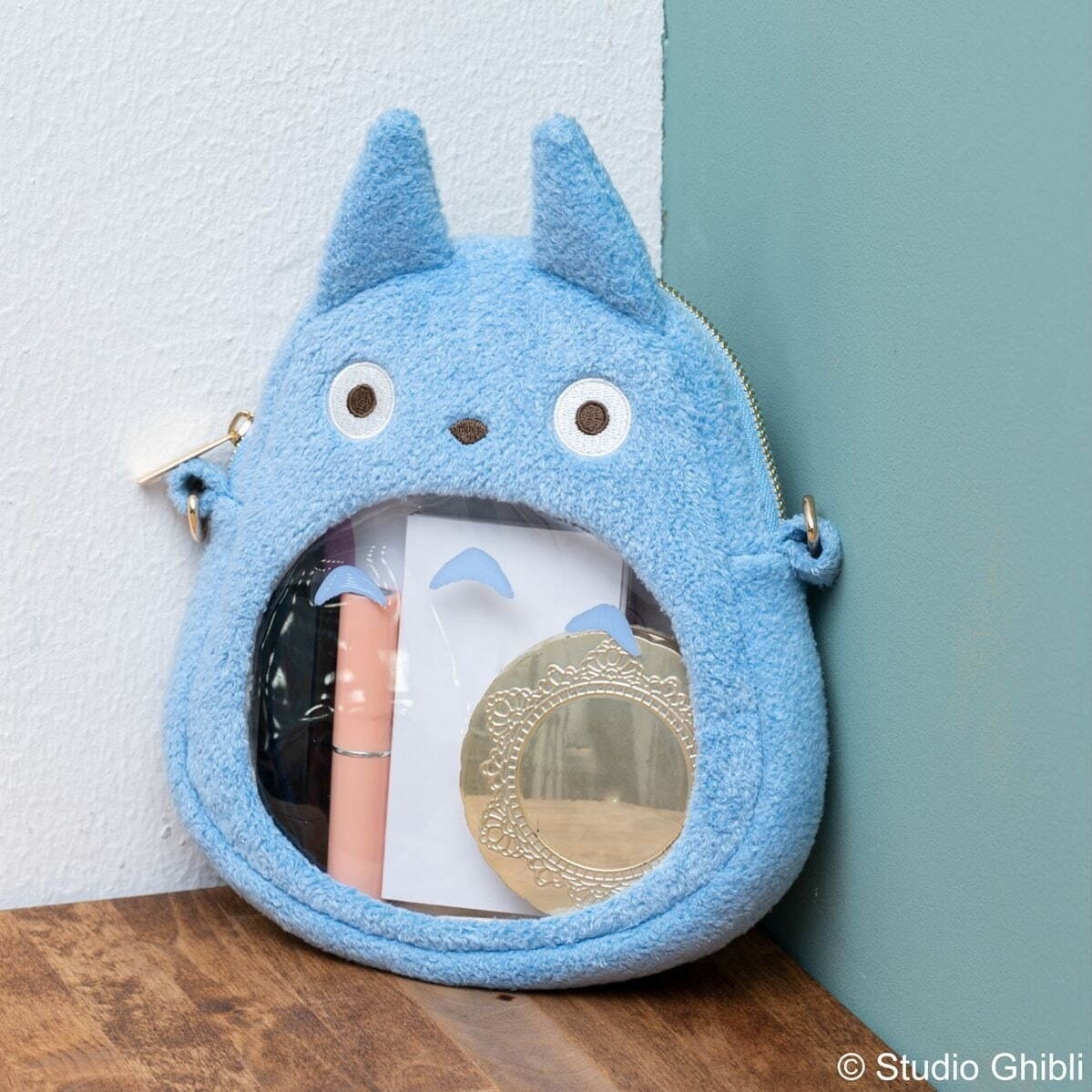 吉卜力透明小包包可以裝化妝品