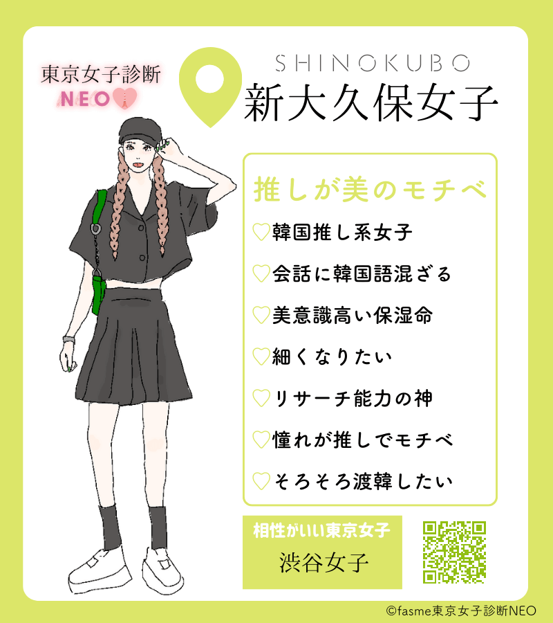 東京女子診斷NEO:新大久保女子