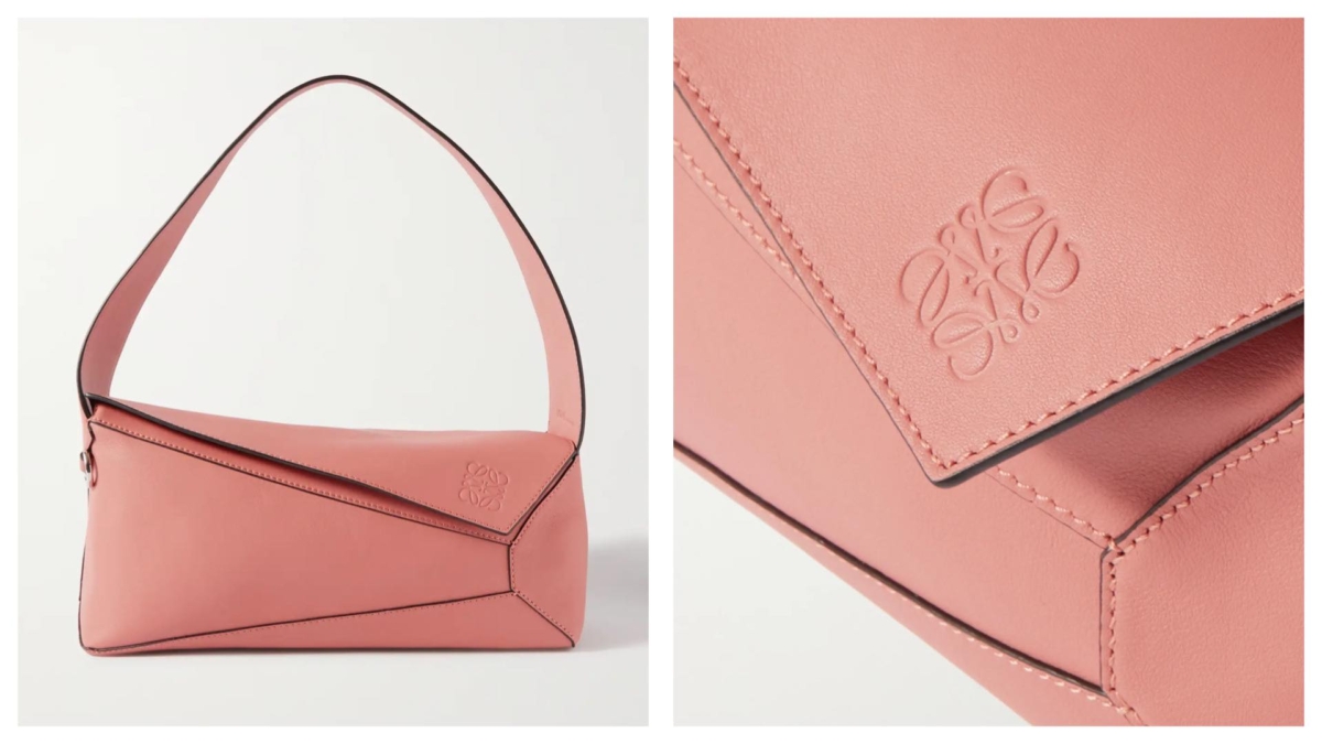 LOEWE Puzzle medium leather shoulder bag Approx. NT$92,320