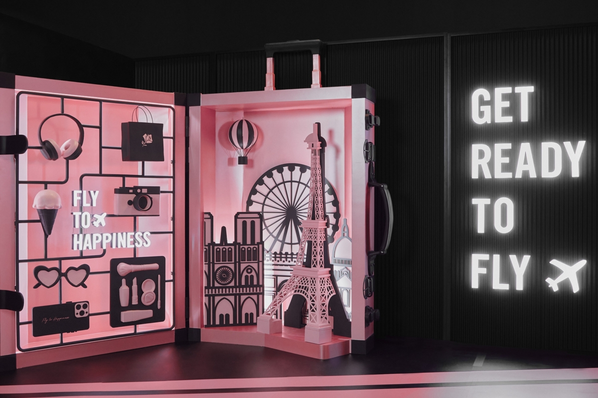 玩美無極限的蘭蔻讓妳彷彿掉入芭比世界