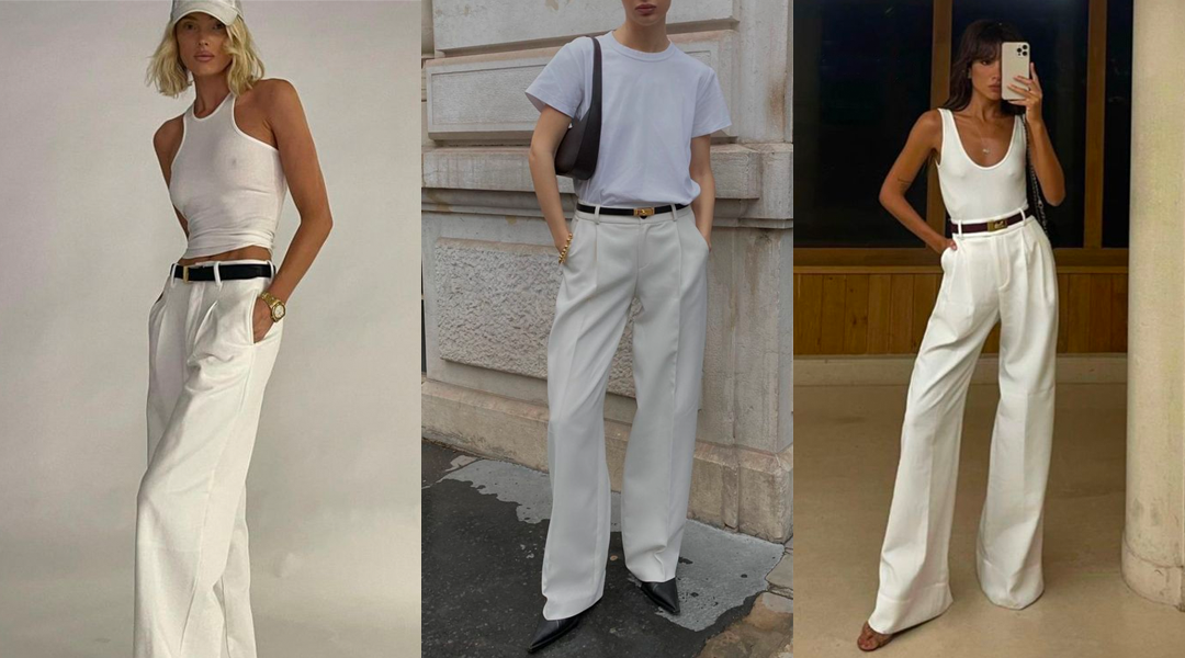 黑白配穿搭 Look 2 