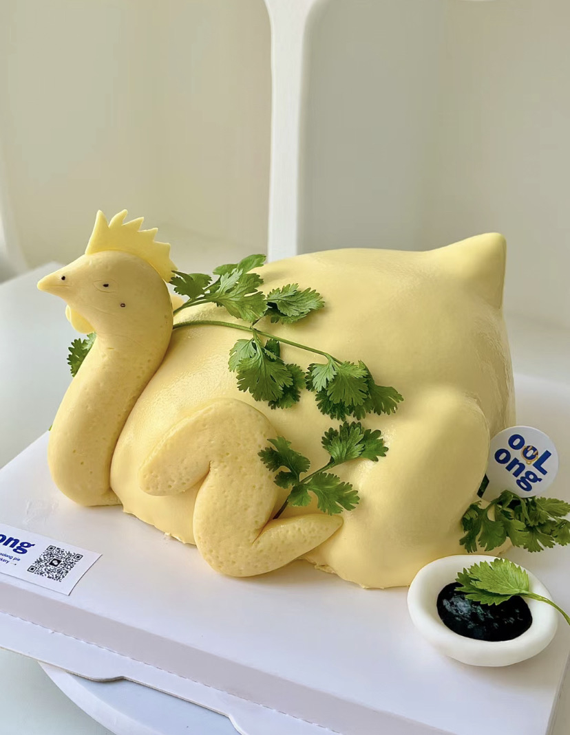 白斬雞蛋糕還附醬油