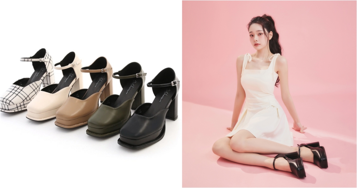 D+AF 霸氣女主角.加厚水台高跟瑪莉珍鞋,NT$2,280