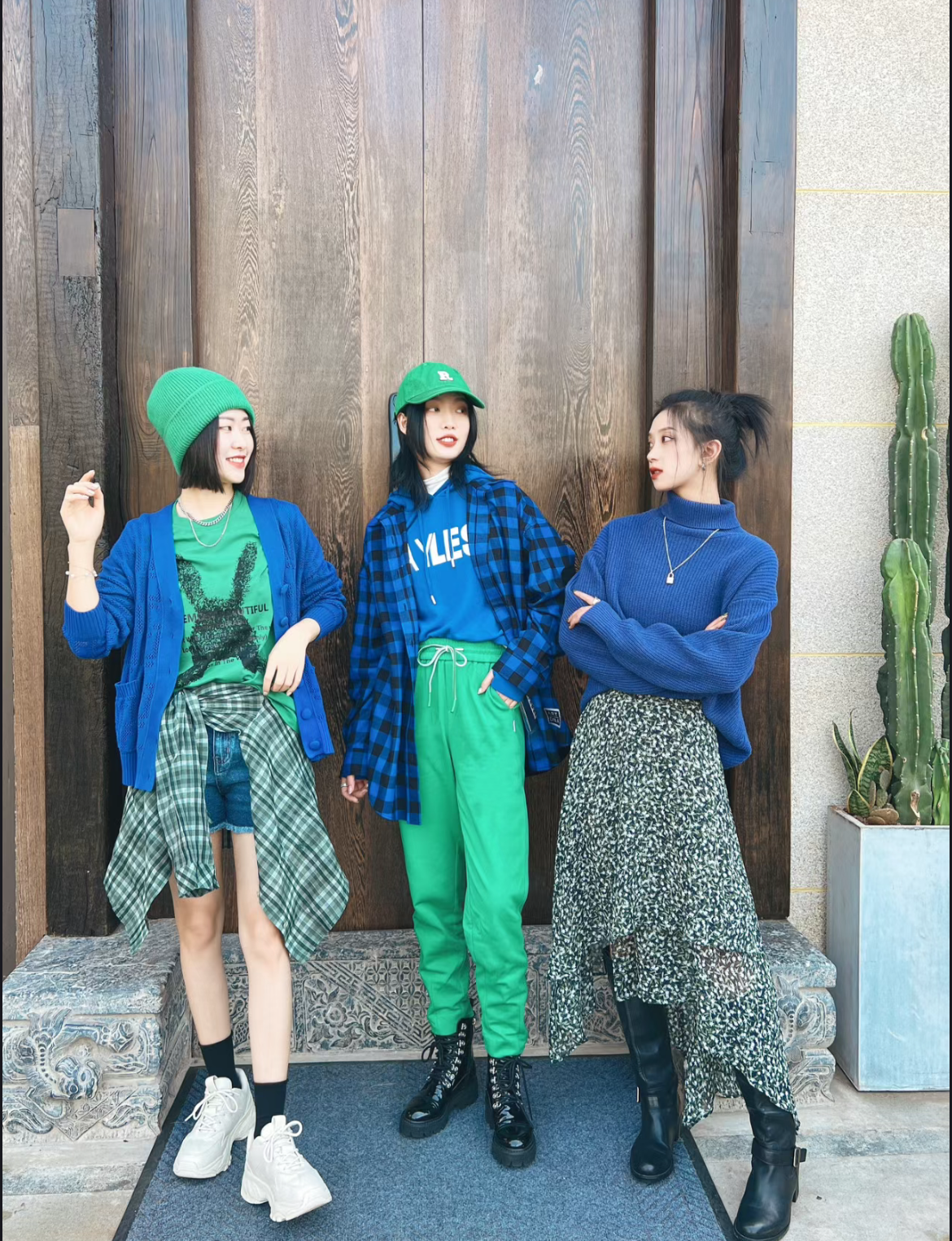 多巴胺穿搭攻略2:鄰近色搭配