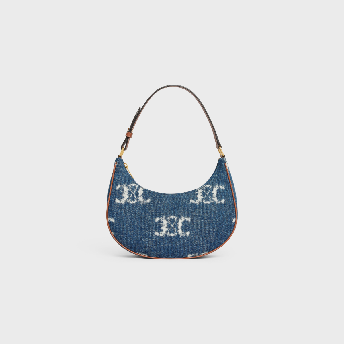 CELINE AVA BAG IN DENIM WITH TRIOMPHE,NT$ 59,000