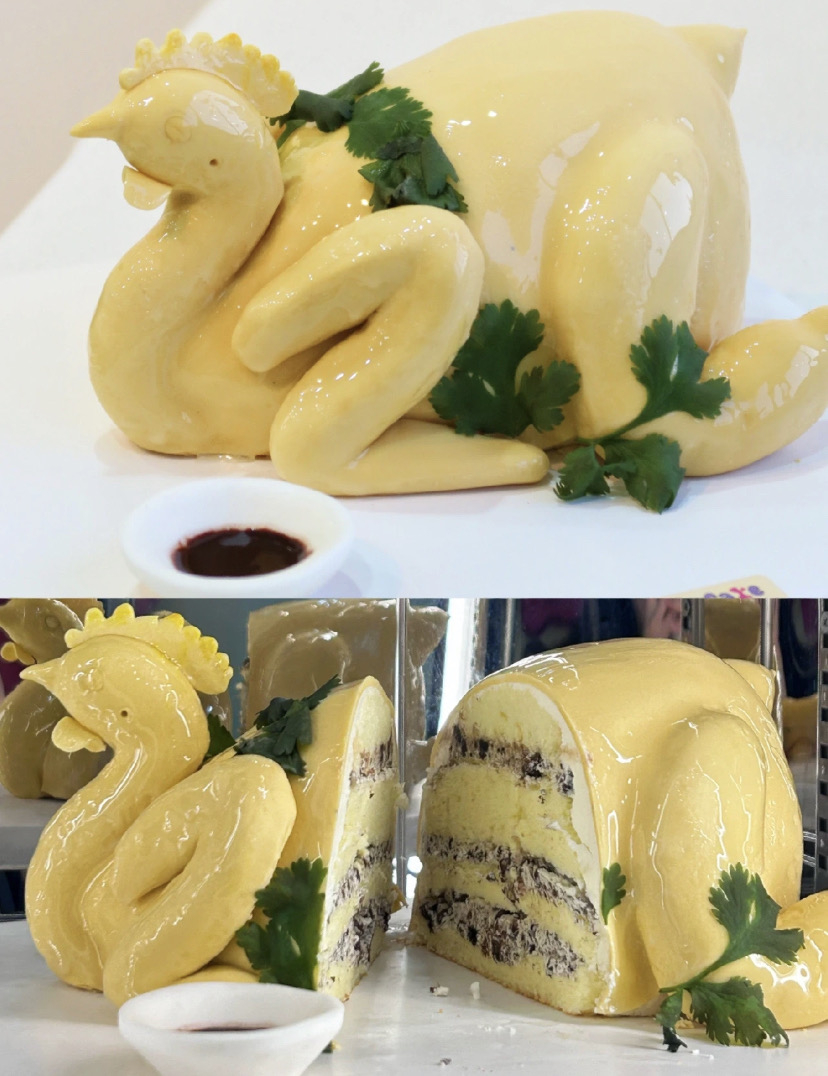 白斬雞蛋糕內餡