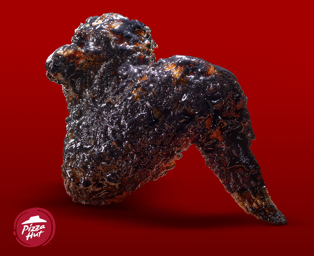 必勝客黑蒜口味「霸王功夫雞翅」