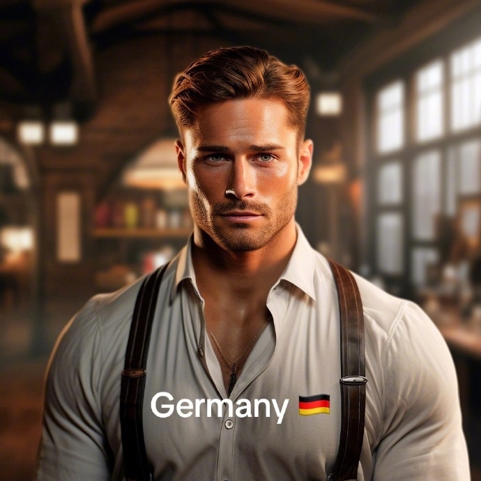 AI眼中的德國帥哥