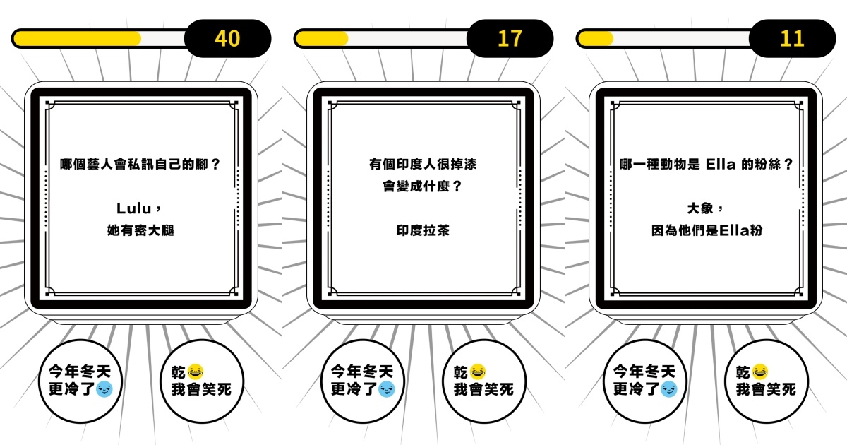 有趣小測驗「你的笑點到底有多高?」