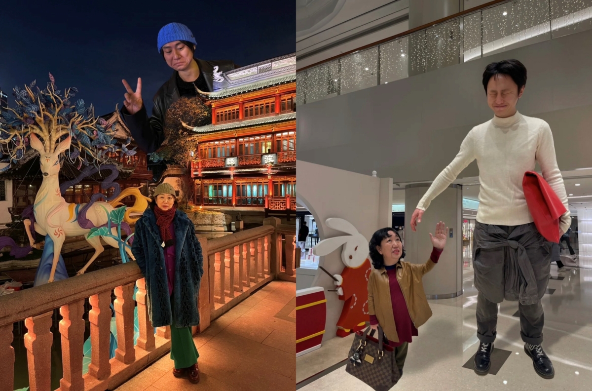 兒子有時候也會入鏡