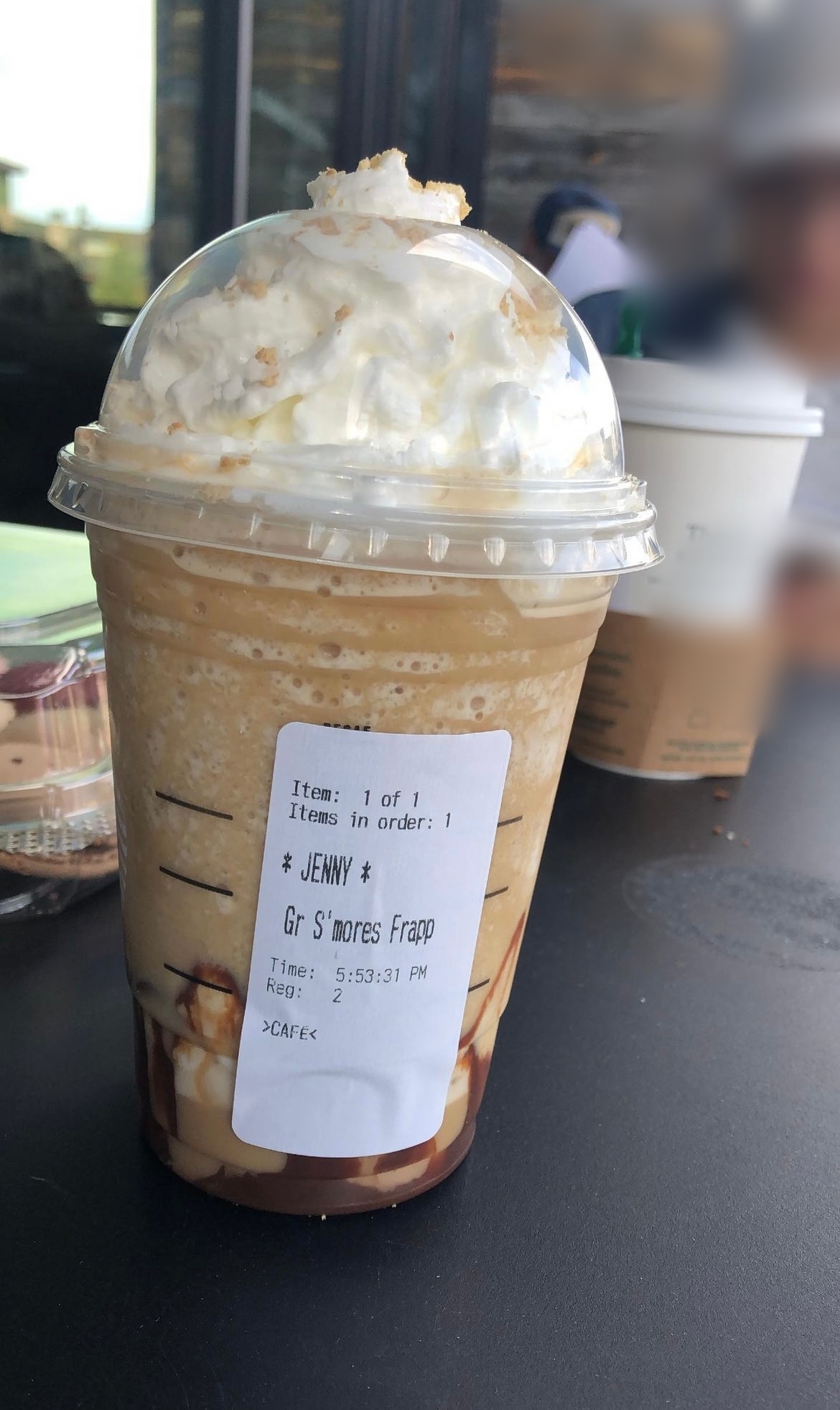 星巴克杯身有手寫跟貼標