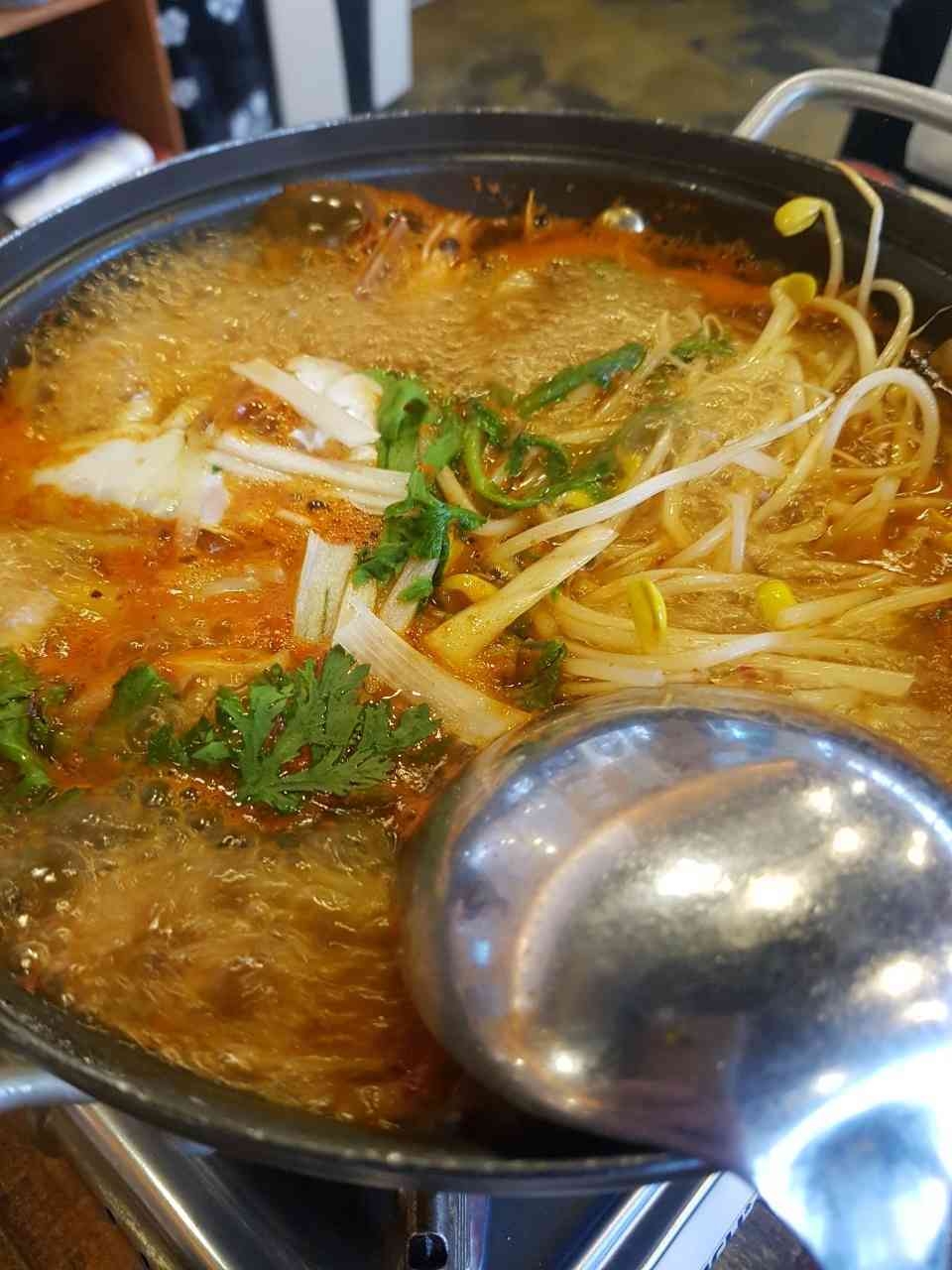 花蟹湯