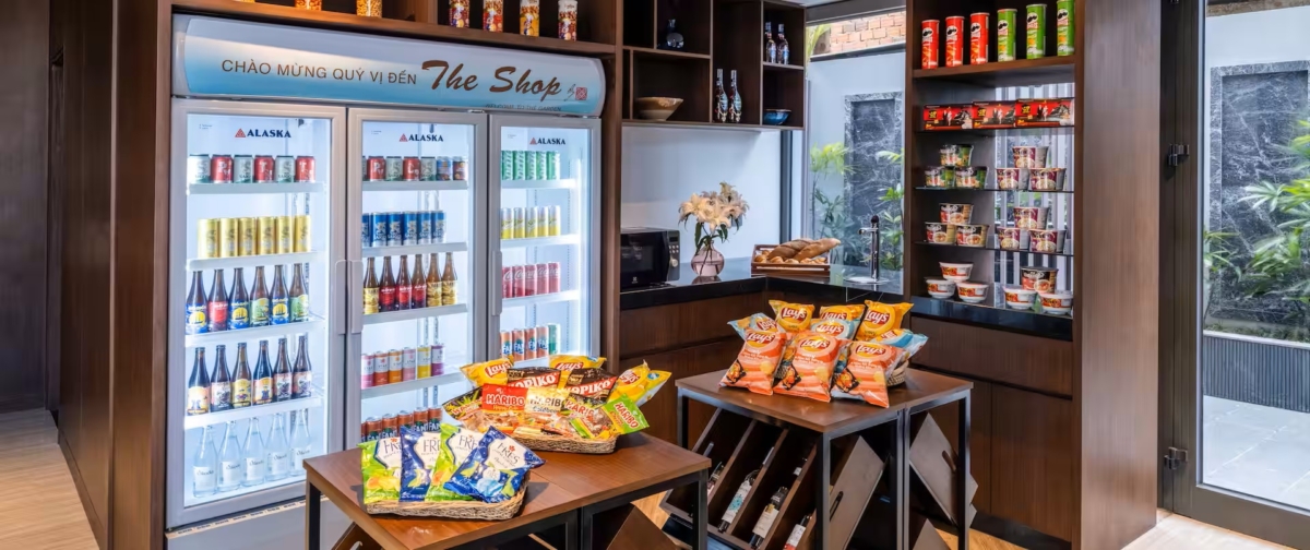 酒店供應源源不絕的零食任你吃！