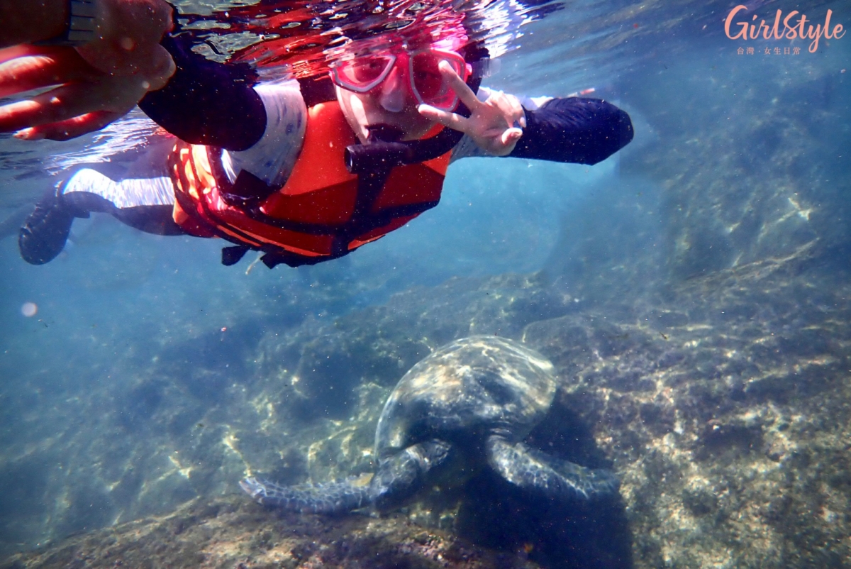 小琉球水上活動推薦:啾開心浮潛