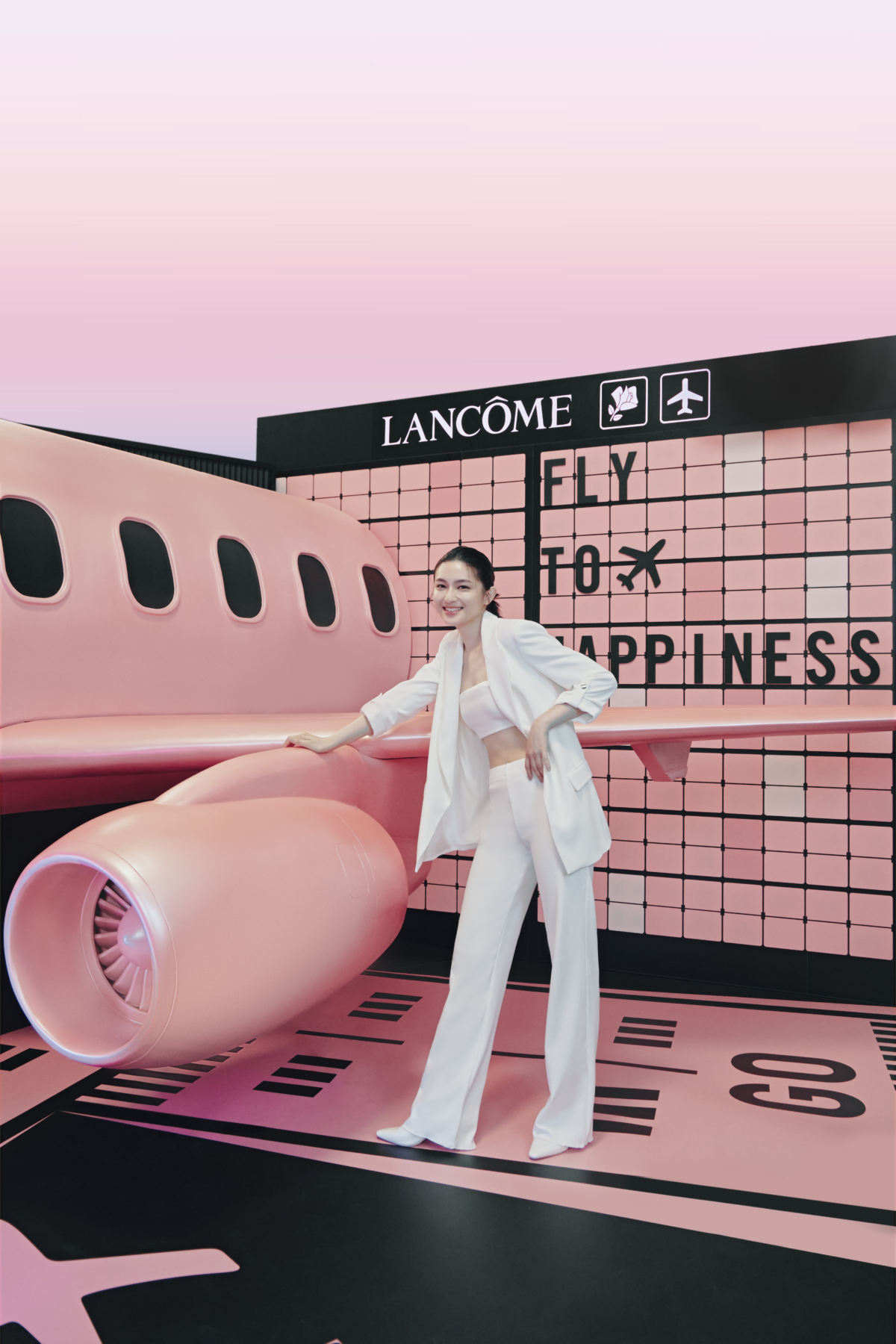 蘭蔻「直飛幸福粉紅專機」